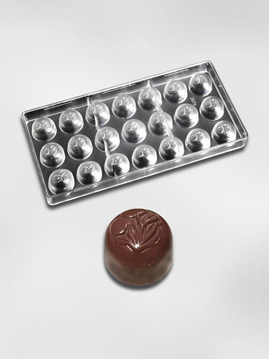 Moule à chocolats en polycarbonate  Boule Florale