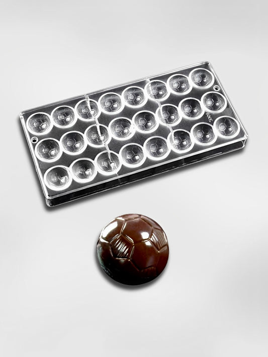 Moule à chocolats en polycarbonate  Ballon de Foot