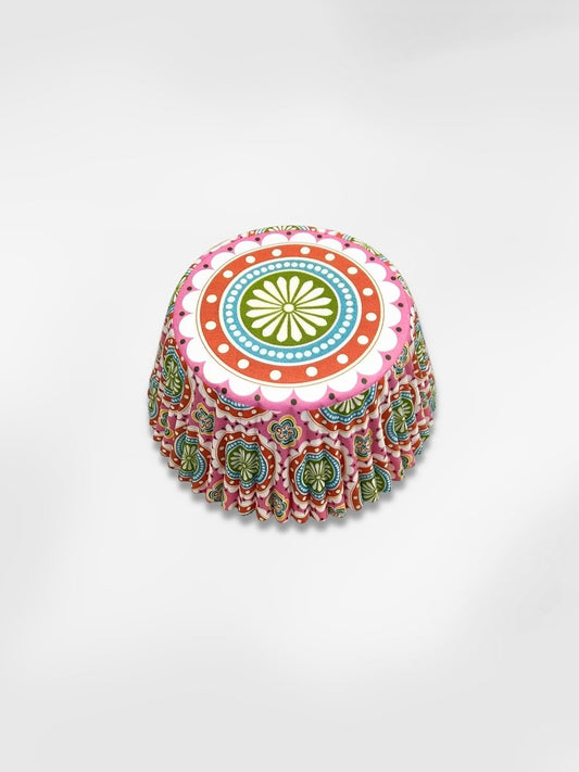 Moule à cupcake  Rosaces (x50)