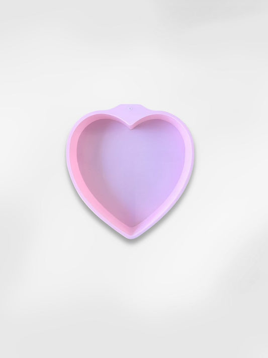 Moule à entremets en coeur en silicone Rose Ecarlate