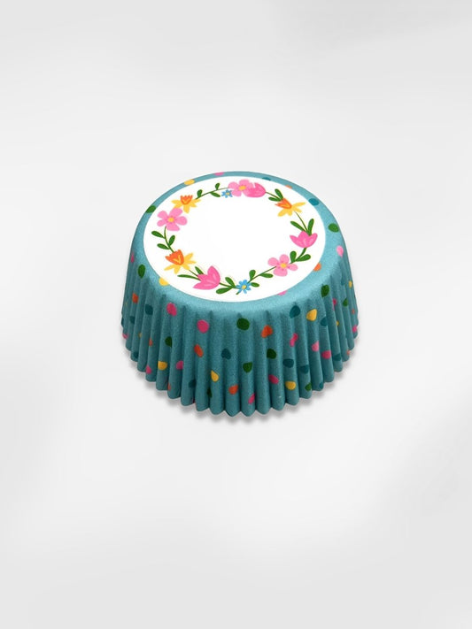 Moule à cupcake  Couronne Florale (x50)