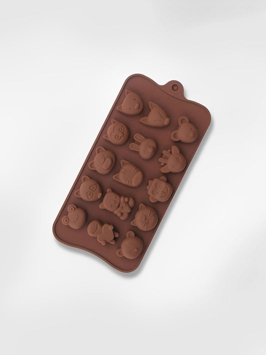 Moule à chocolats en silicone  Zoo des Douceurs