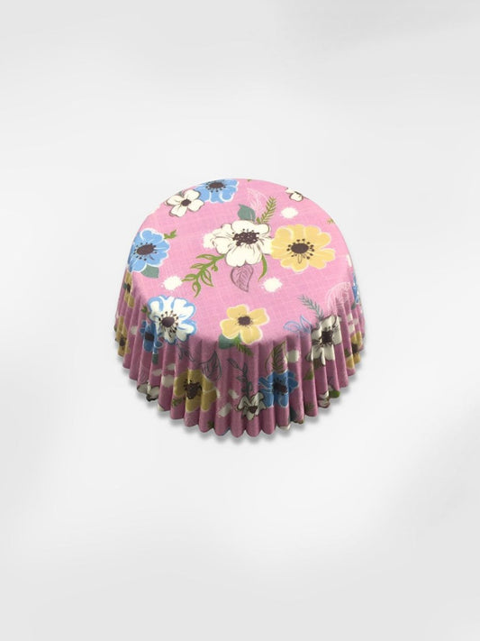 Moule à cupcake  Fleurs Printanières (x50)