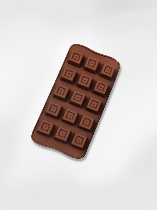 Moule à chocolats en silicone  Carrés Précieux