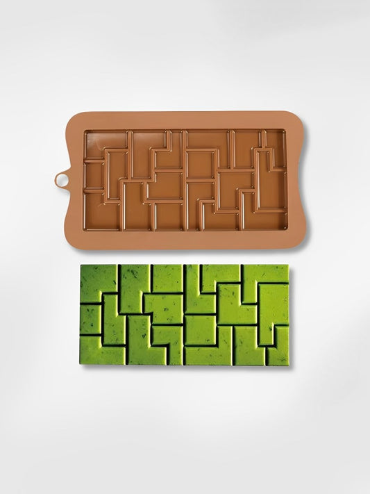 Moule à tablette de chocolat  Labyrinthe