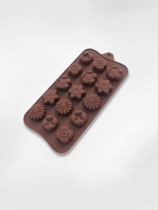 Moule à chocolats en silicone  Bouquet Sucré