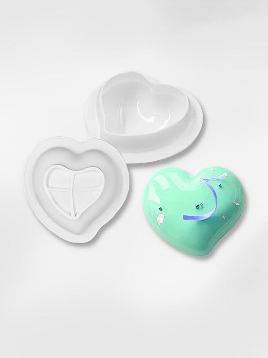 Moule à entremets en coeur en silicone  Amour Satiné
