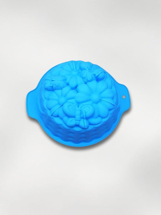 Moule à entremets en silicone Nature Bleue